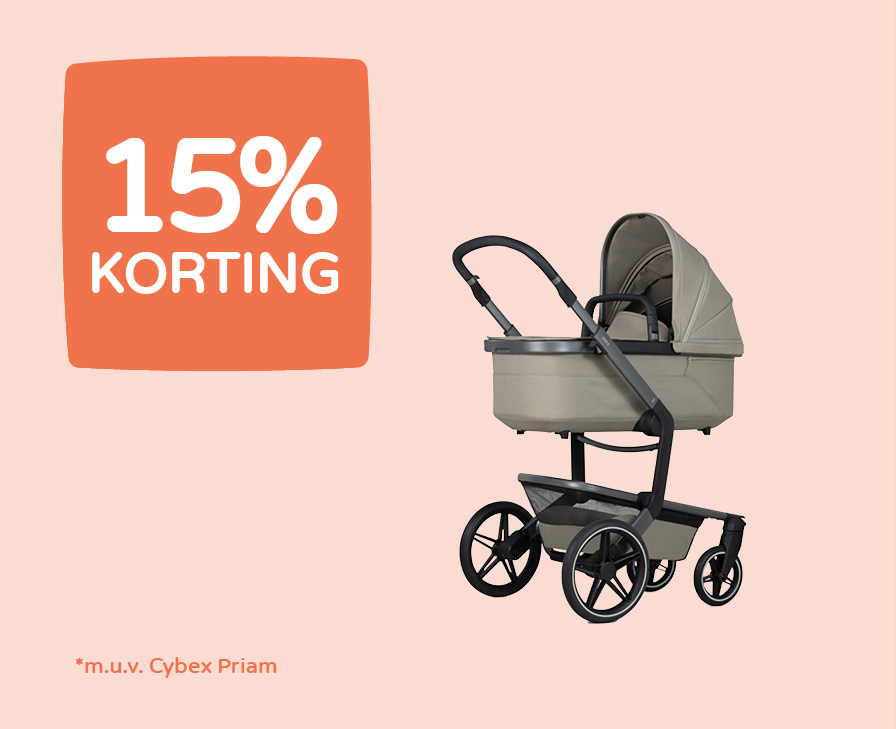 15% korting op kinderwagens*